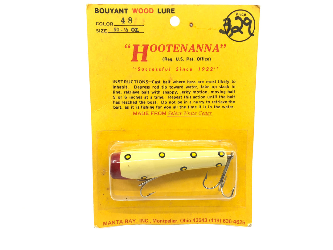 Hootenanna Lure New on Card Old Stock Color 48