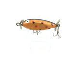 Spinning Injured Minnow Orange with Dots Color Lure