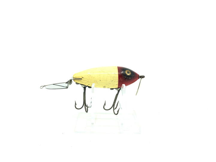 Heddon Go-Depper Crab, RH Red Head White Body Color