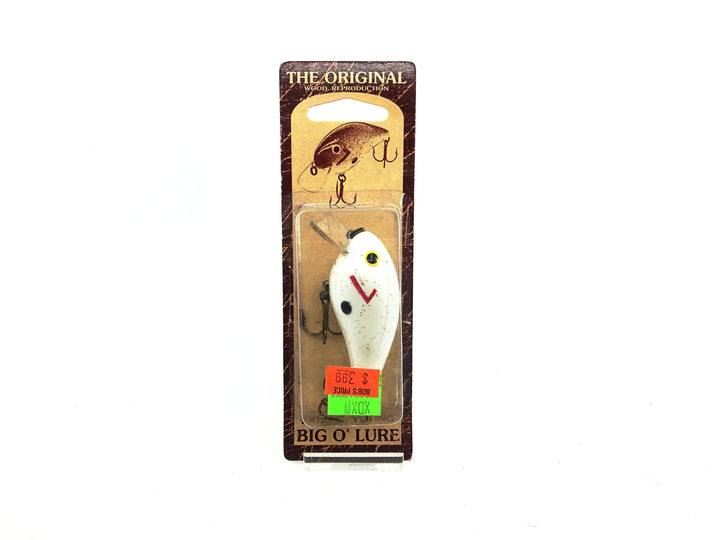 Cotton Cordell Fred Young Original Big O Wooden Lure Ghostshad Color
