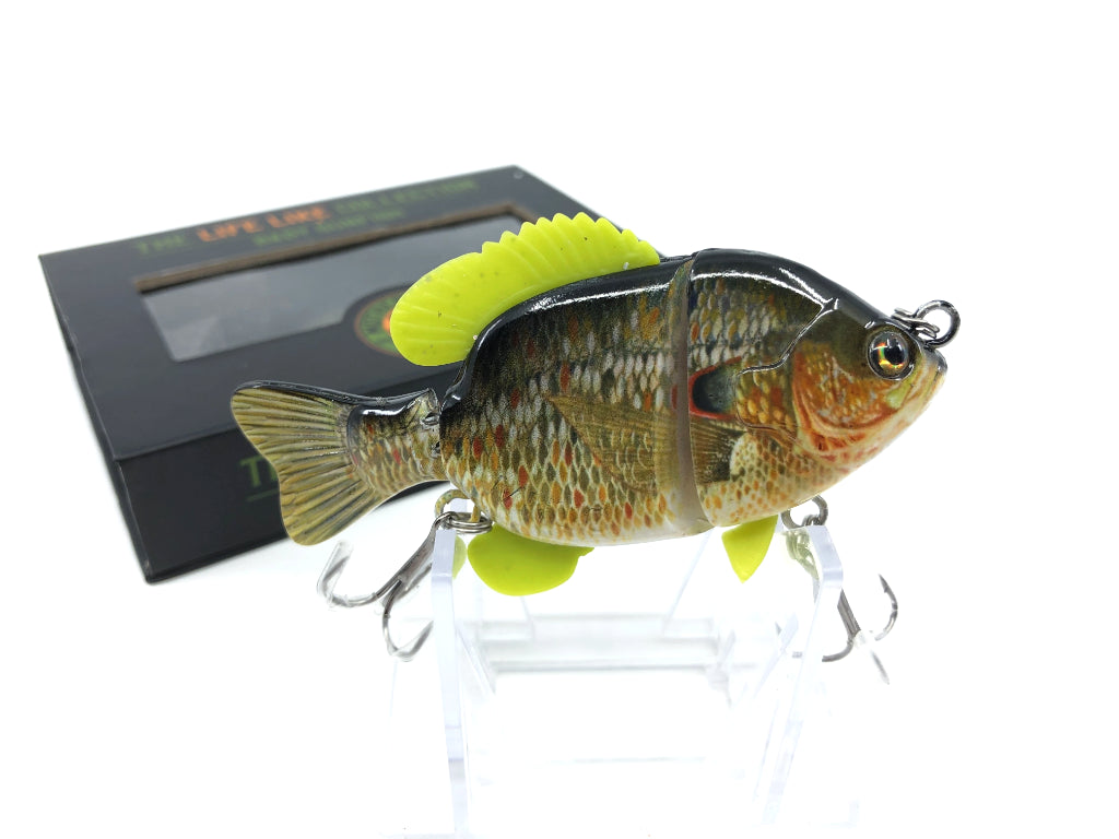 Mother Nature Lure Swimbait Baby Sunfish Series Redear Sunfish Color New in Box