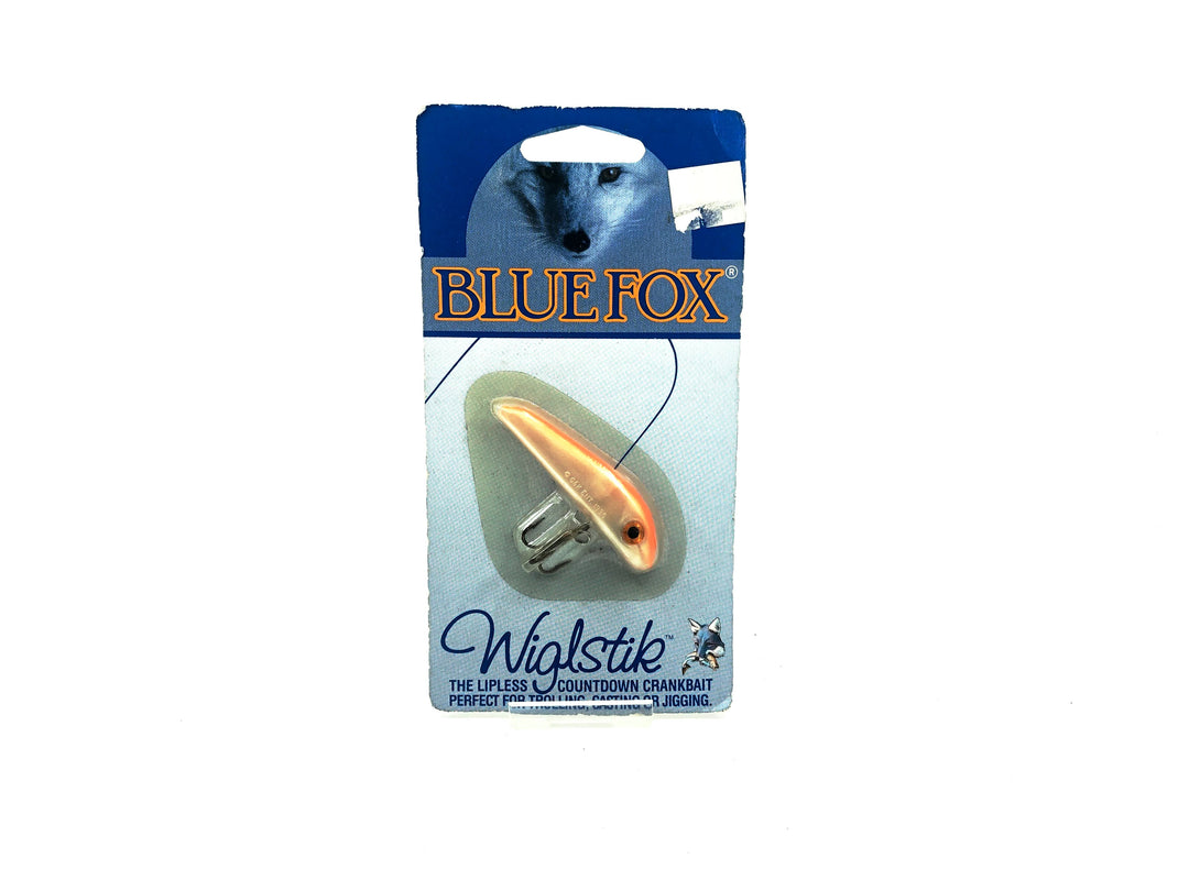 Blue Fox Wiglstik 1/4oz Bone/Orange Back Color in Package