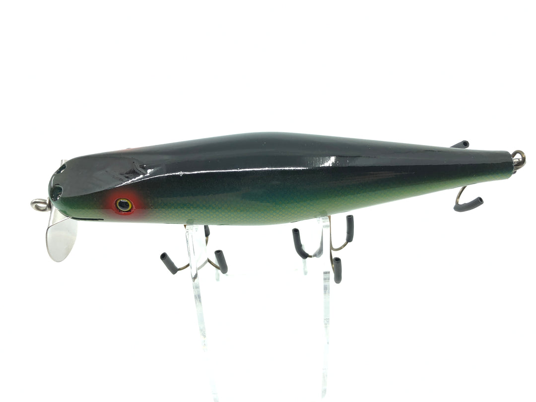 Chautauqua Custom Musky Minnow Green Scale Color Heavy Body
