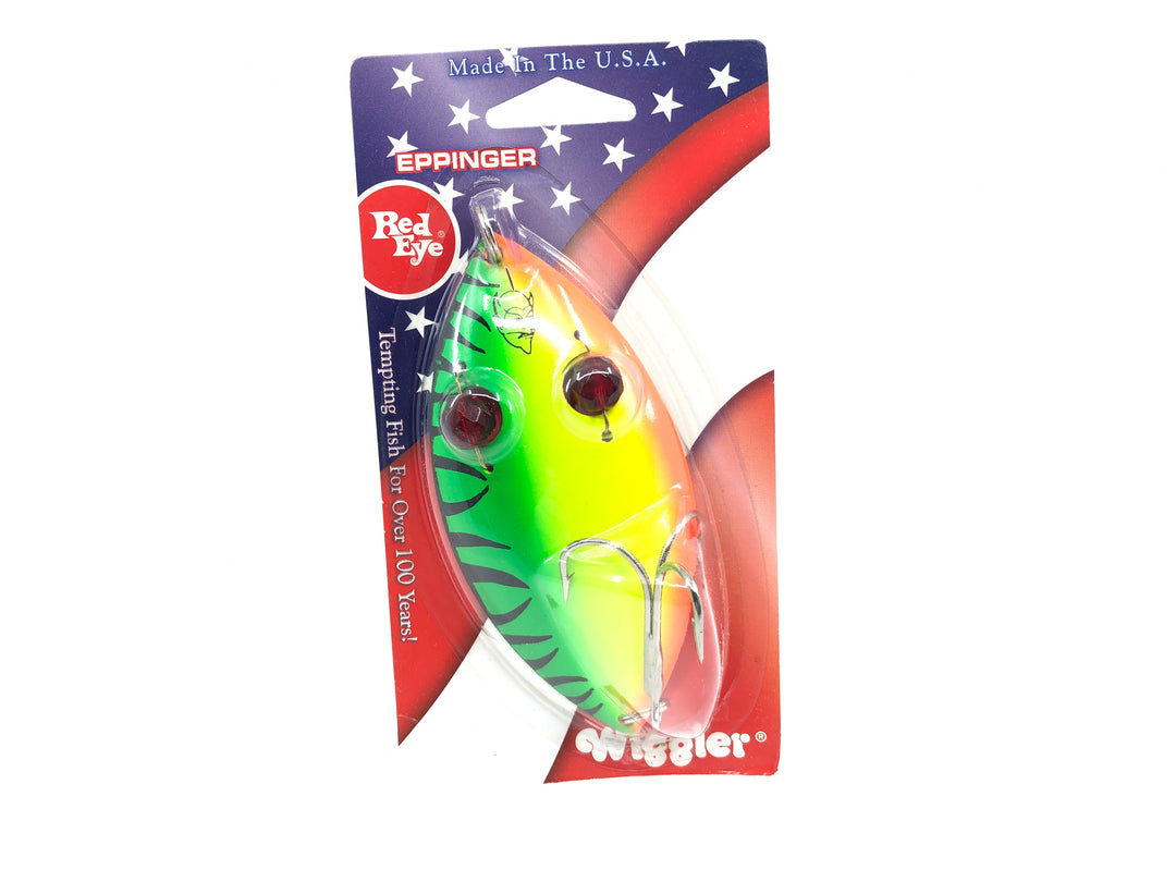 Eppinger Red Eye Wiggler Muskie 2.5 oz. Color 58 Fire Tiger New on Card