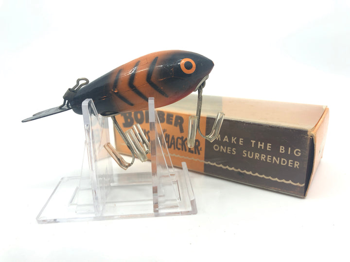 Bomber Wooden Deep Runner Orange With Black Ribs