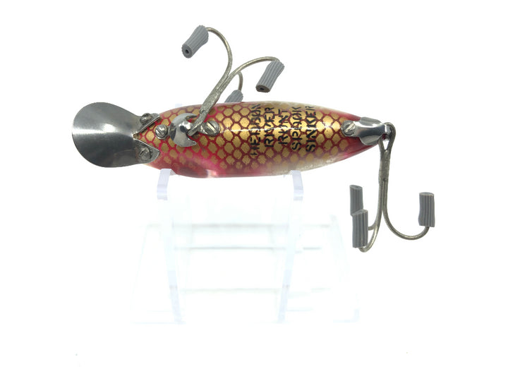 Heddon River Runt Spook Sinker Fish Flash 9110FF-GR Gold Reflector Red Scale
