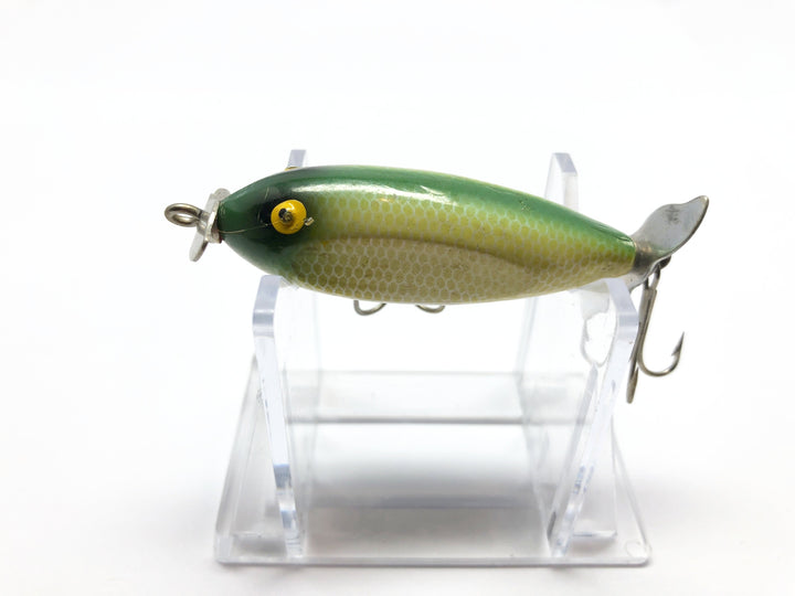 Spinning Injured Minnow Green and Yellow Color