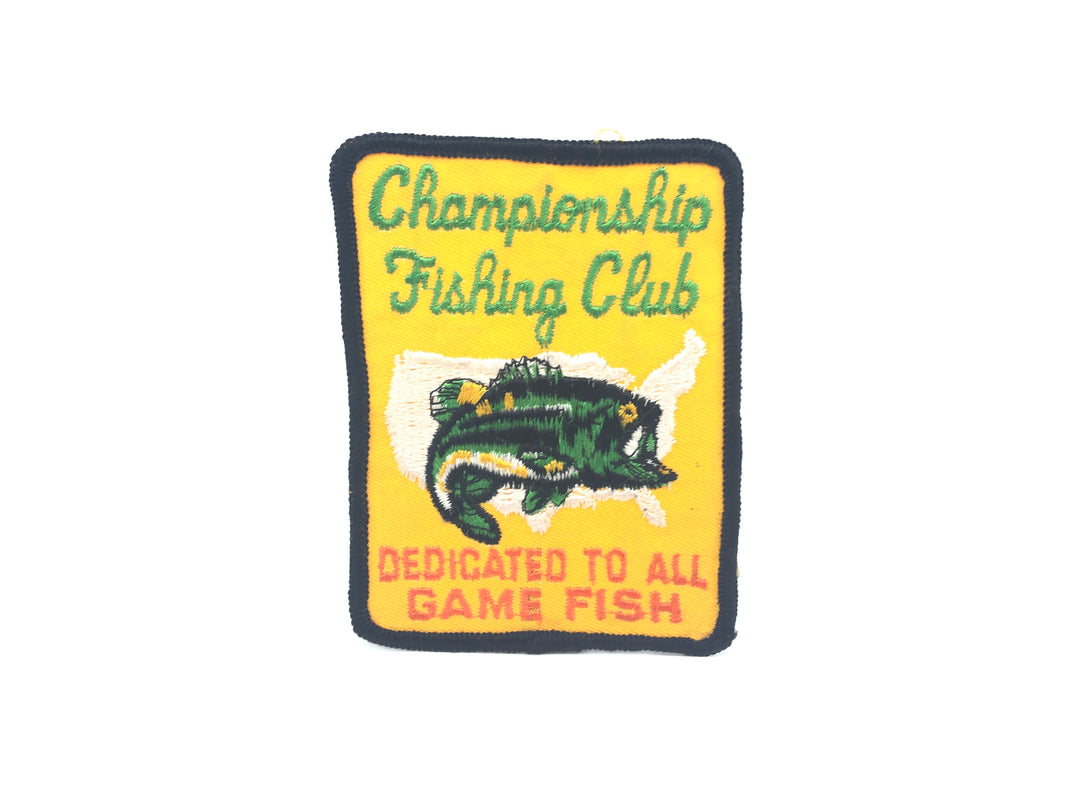 Championship Fishing Club Patch