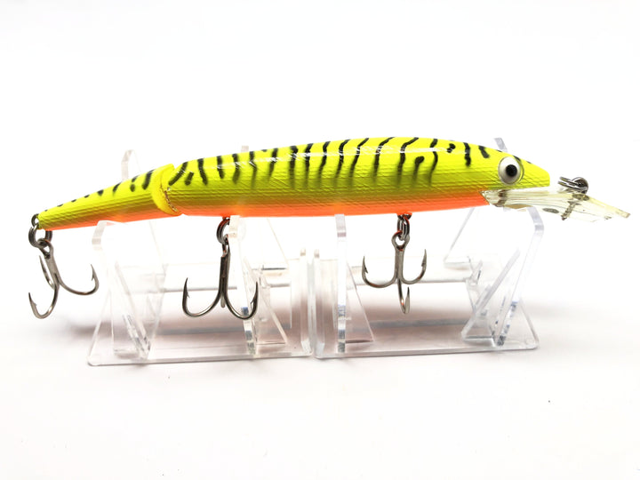 Vintage Rebel Fastrac Jointed Minnow Yellow Black Tiger Stripes Color
