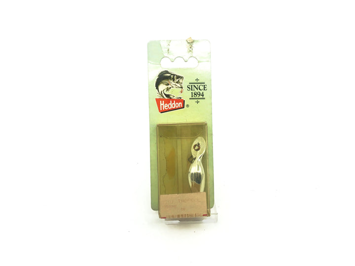 Heddon Tiny Clatter Tad 990, NP Nickel Plate Color, on Card
