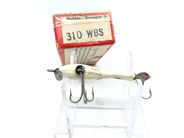 Heddon Tiny Spook 310 WBS White with Black Spots Color New with Box