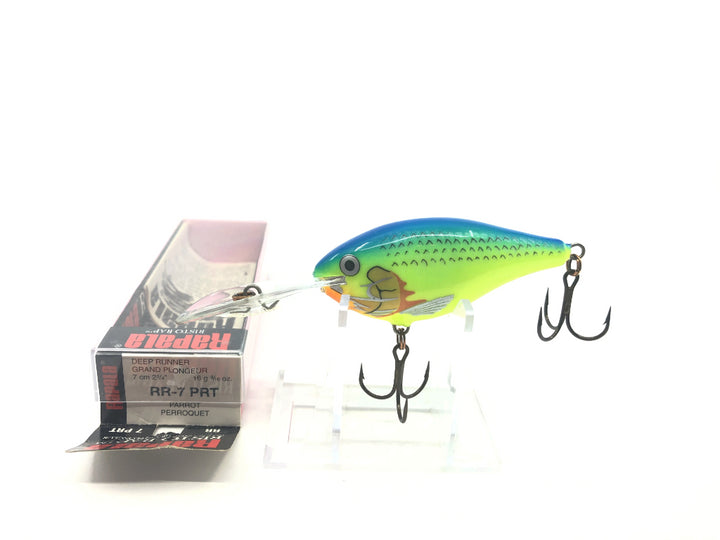 Rapala Risto Rap RR-7 PRT Parrot Color with Box