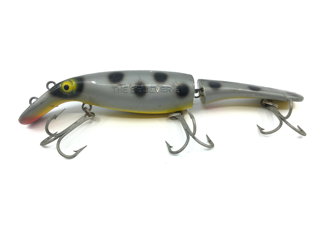 Drifter Tackle The Believer 8" Jointed Musky Lure Color 13 Silver Coachdog