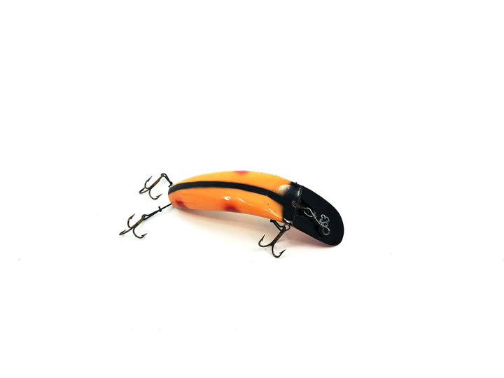 Helin Flatfish S3 Vintage Flatfish LOB Light Orange Red Tip Black Stripe Color