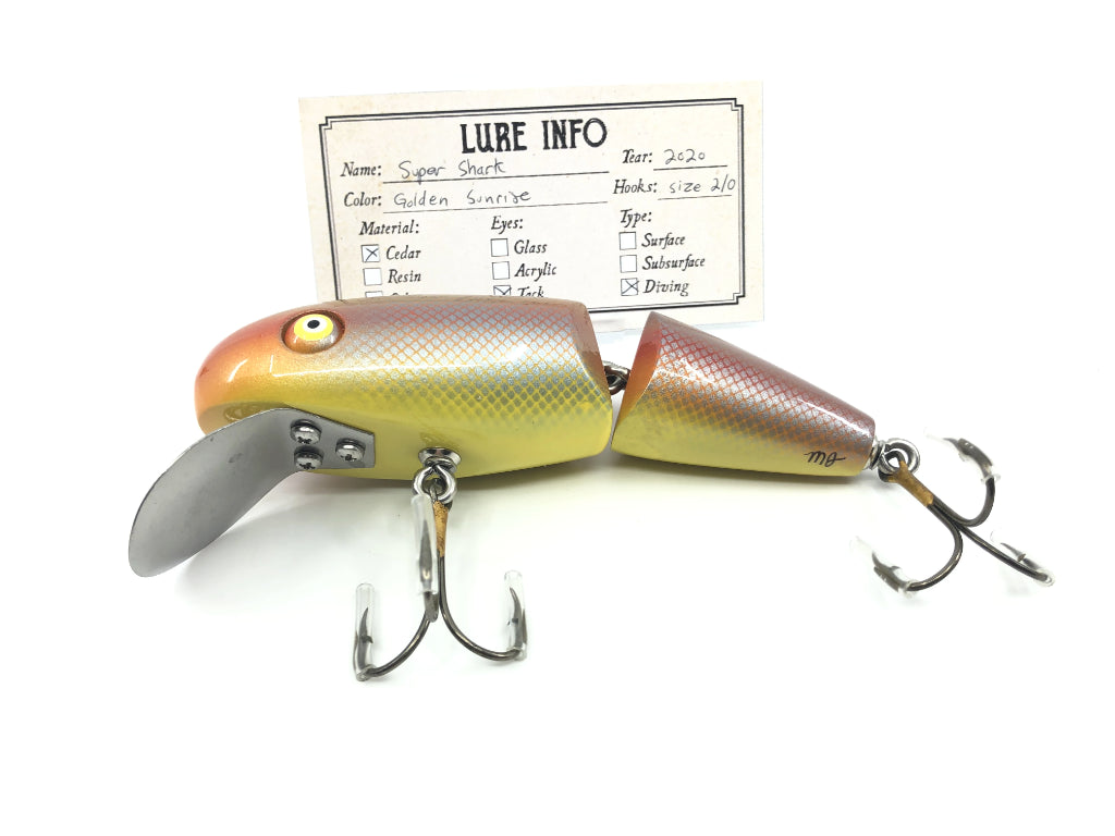 Chautauqua Wooden Super Shark Golden Sunrise Custom Color