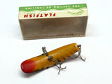 Detailed Imitation Flatfish with F5 Box. This perch type lure is about the same size as a X5 (2 3/4"). The lure is in great condition with little to no signs of wear. The box is a F5 SPL (Silver Plated)  and is in great condition with only a little bit of dirt on the top. See photos. 