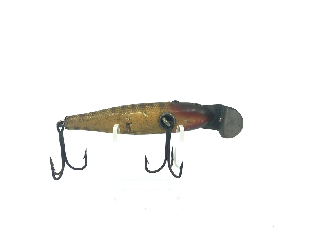 Creek Chub 900 Baby Pikie Minnow in Pikie Color Wooden Lure Glass Eyes DLT