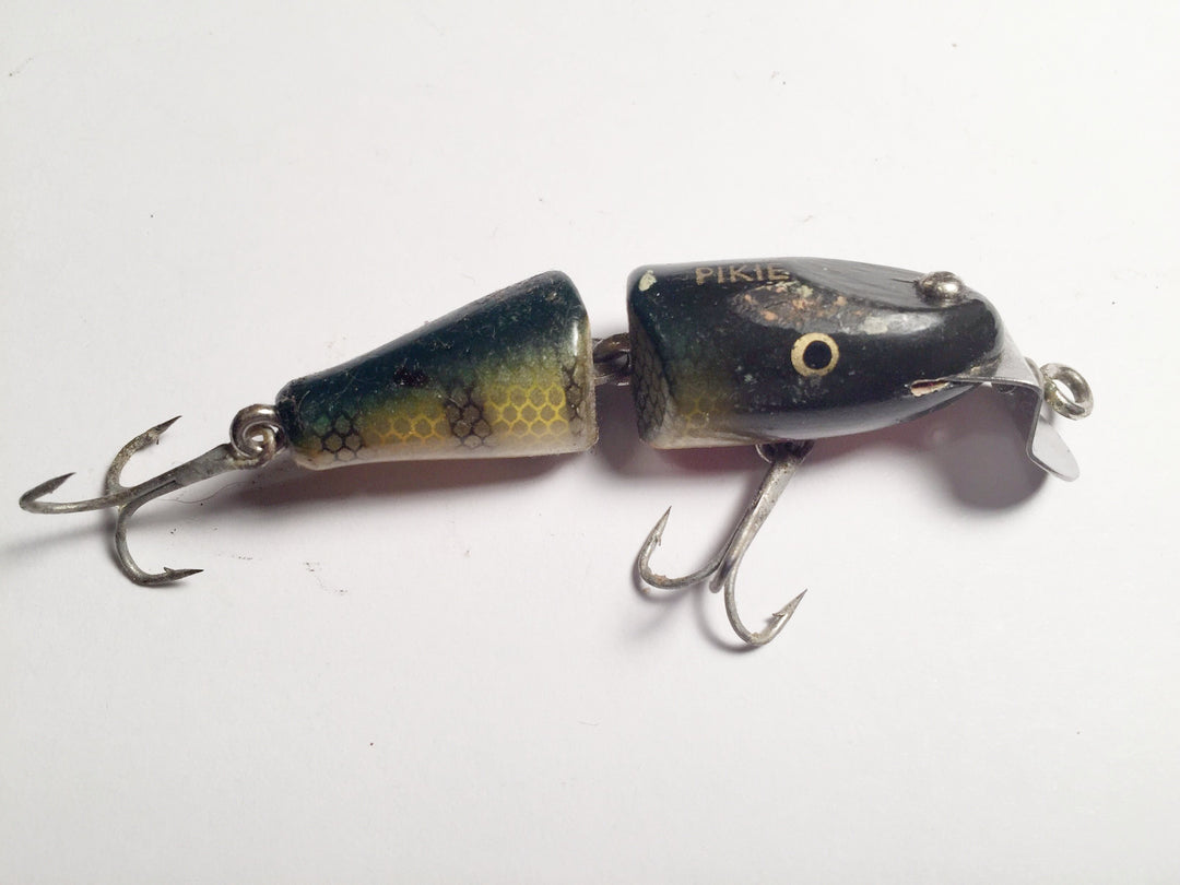 Creek Chub Baby Jointed Pikie Perch Wooden Painted Eyes