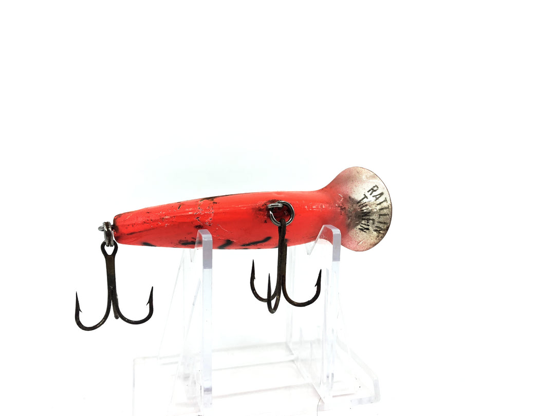 Storm Rattlin'Thin Fin Fluorescent Red Tiger Color