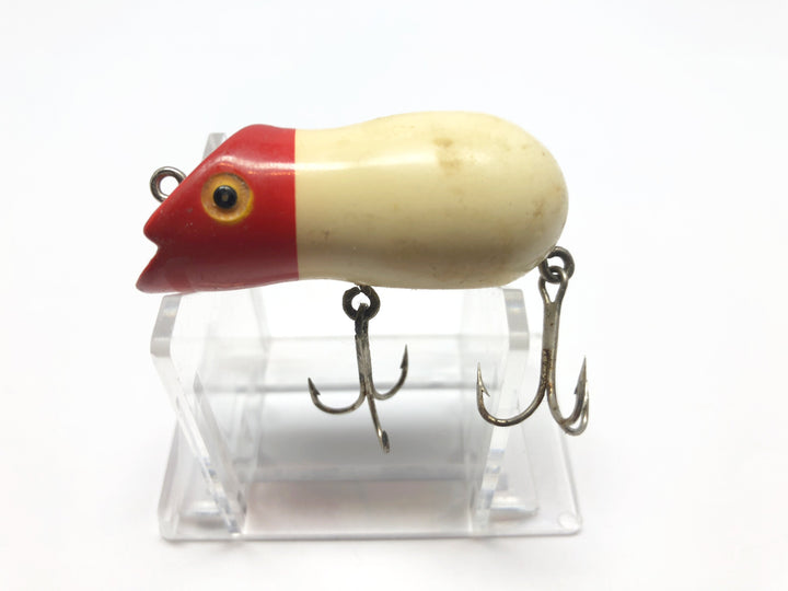 Small Red and White Swimming Mouse