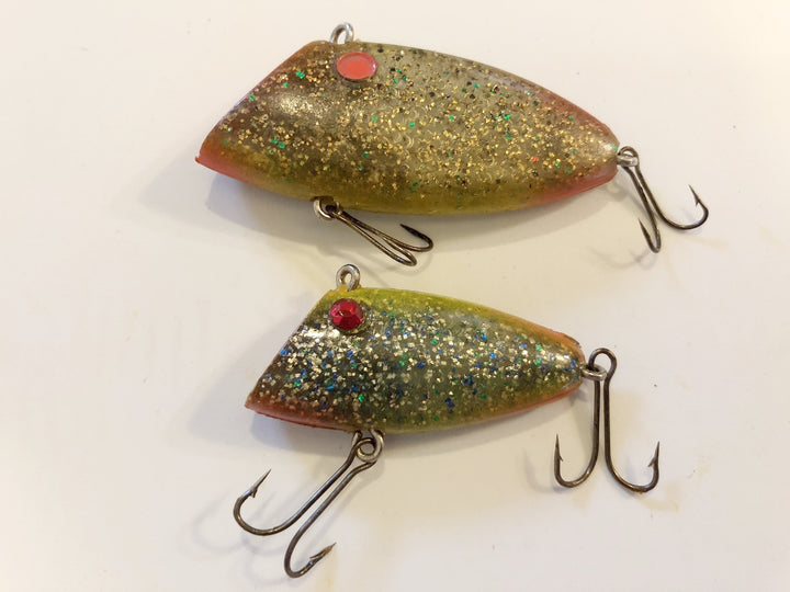 Two Pico Perch type Lures in Sparkle Finish