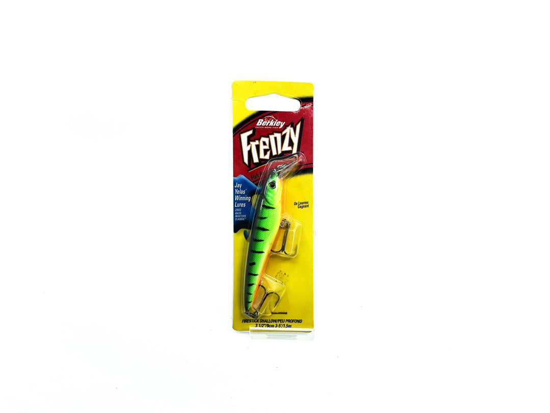 Berkley Frenzy Firestick Shallow Firetiger Color, New on Card, Old Stock