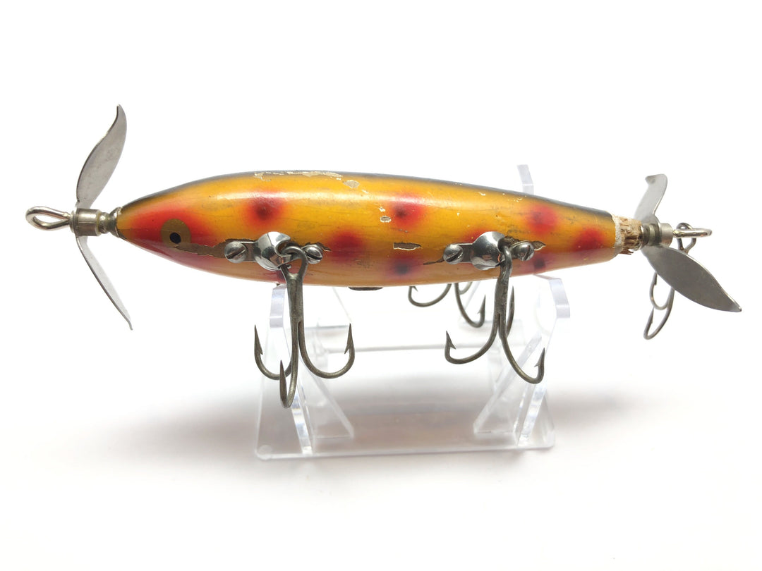 Heddon Dowagiac 150 Underwater 5 Hook Minnow Orange Spot