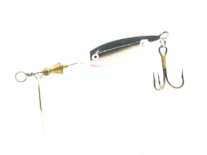 Finspin Spinner Bait Black and White