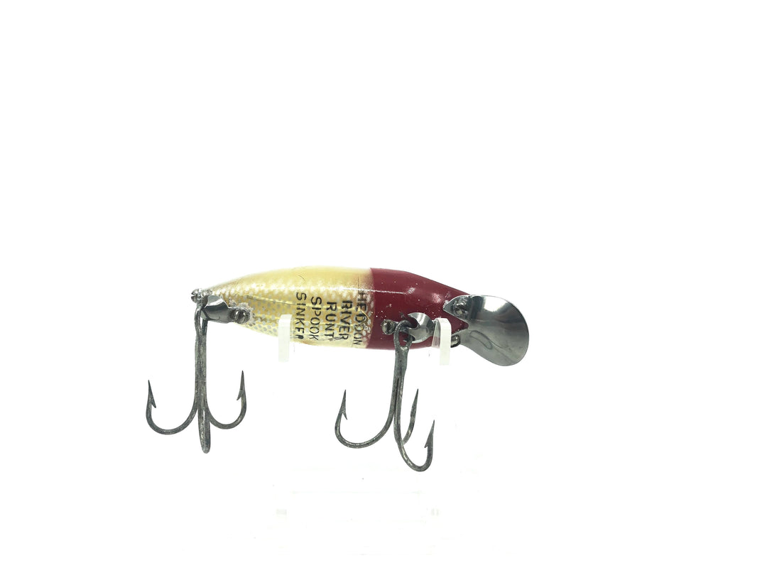 Heddon River Runt Spook Sinker 9110 RH Red Head White Body Color