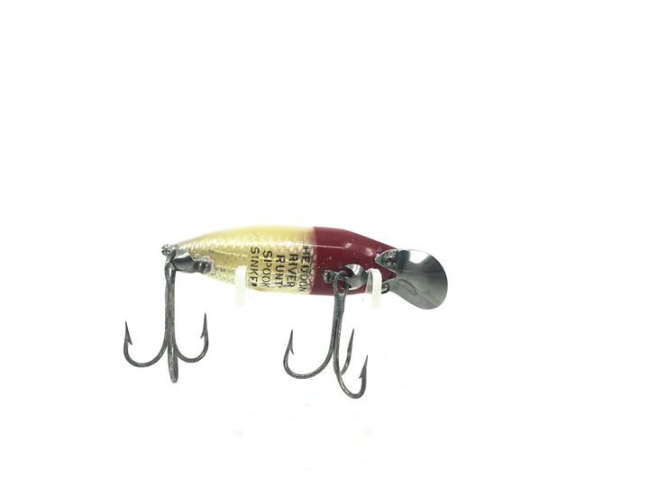 Heddon River Runt Spook Sinker 9110 RH Red Head White Body Color