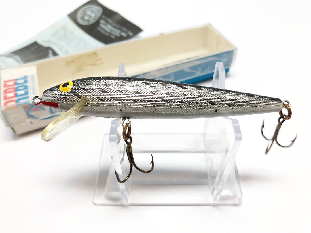 Rebel Minnow F101 Silver New in Box with Paper Insert Flag Box