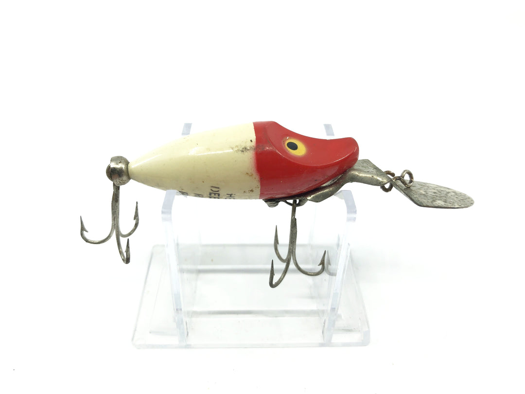 Heddon Deep Diver River Runt Red and White Color