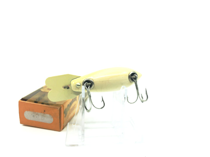 Bomber Wooden 400 Series Color #36 White/Black Dots Color with Box