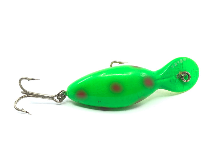 Heddon Tadpolly Green with Red Spots