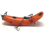 Helin Flatfish S3 Orange with Black and Red Dots 