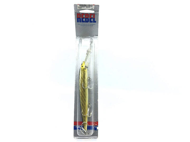Rebel Spoonbill Minnow D30S Gold/Black Back New Old Stock