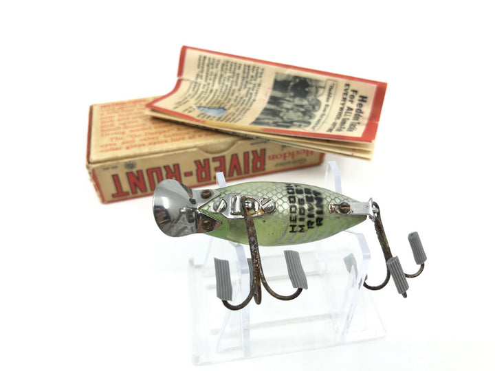 Heddon Midget River Runt 9019 XGF Greenfish Shore Minnow Color with Box