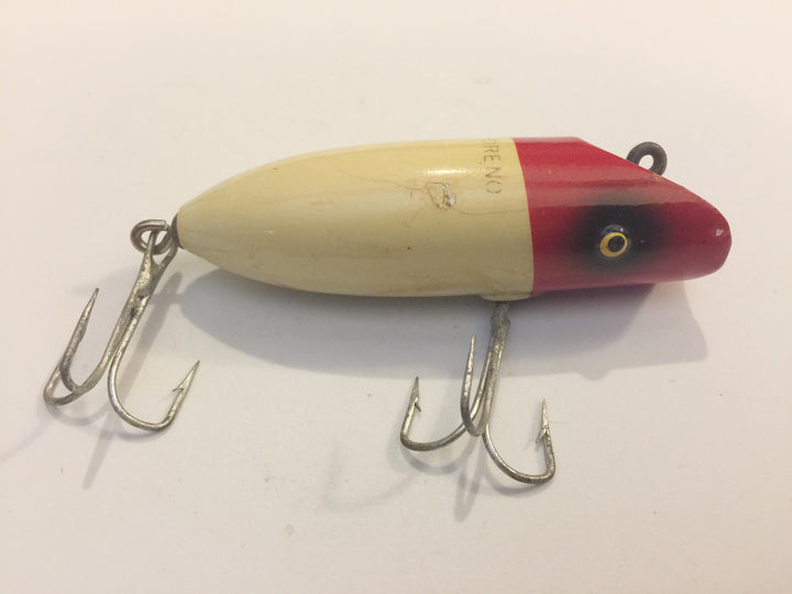South Bend Babe-Oreno Red and White Wooden Lure