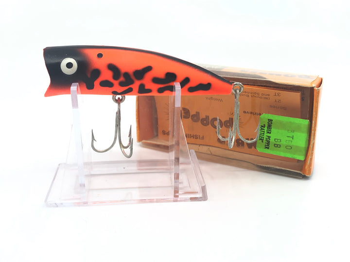 Bomber Popper Orange with Black Dots Orange Coach Dog