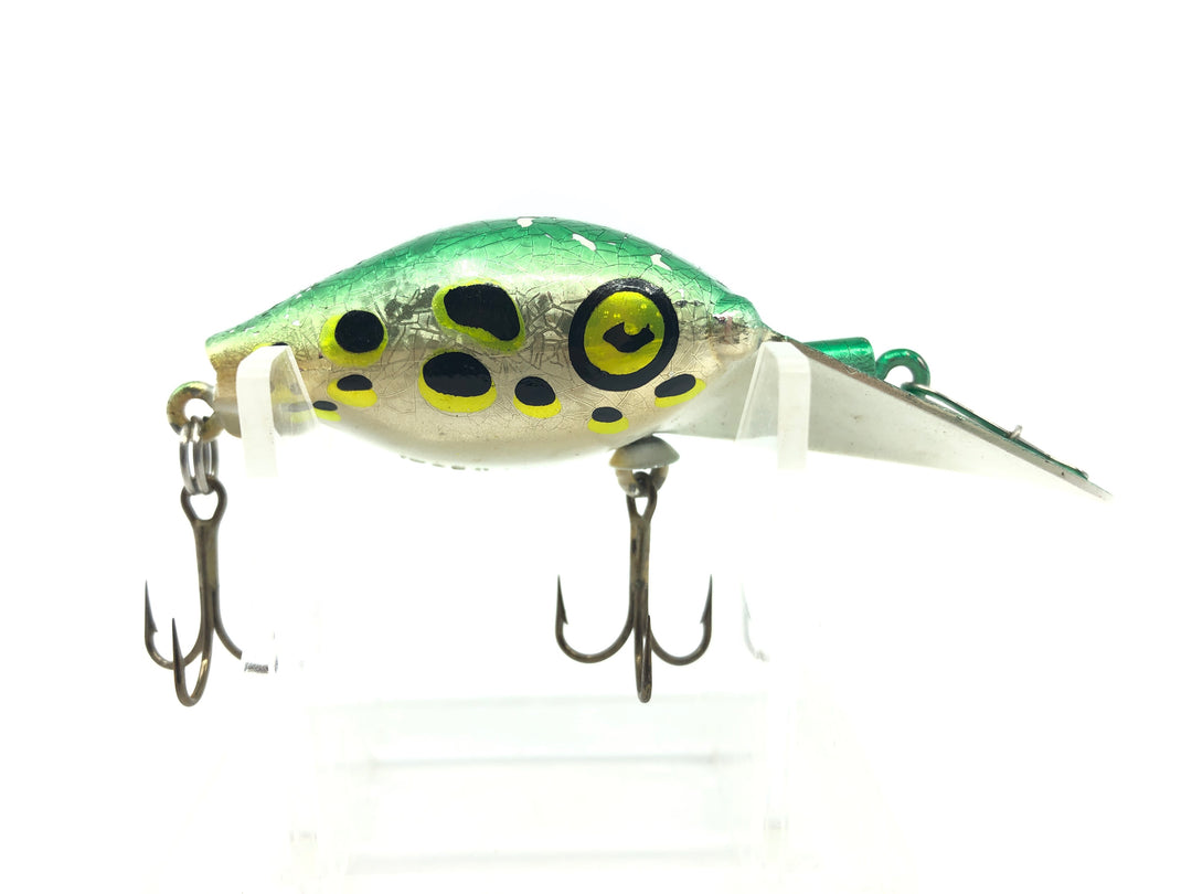 Luhr-Jensen Hot Shot Size 3 Chrome Bull Frog Rare Color