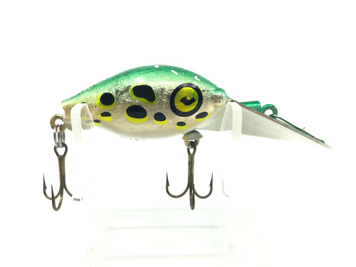 Luhr-Jensen Hot Shot Size 3 Chrome Bull Frog Rare Color