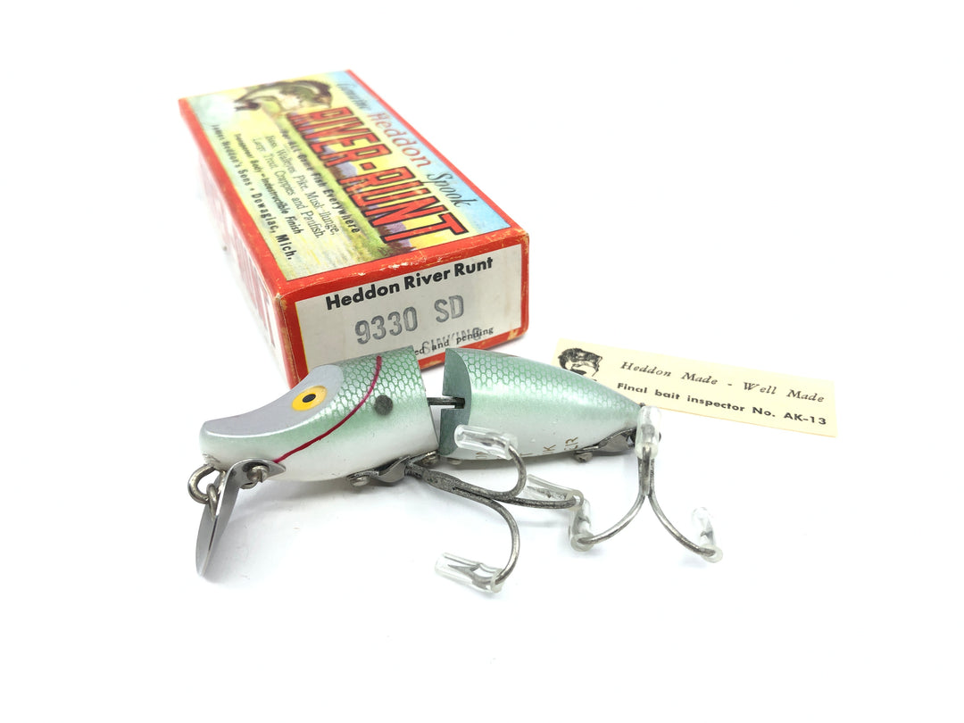 Heddon Jointed Sinking River Runt 9330 SD Shad Color with Box and Insert