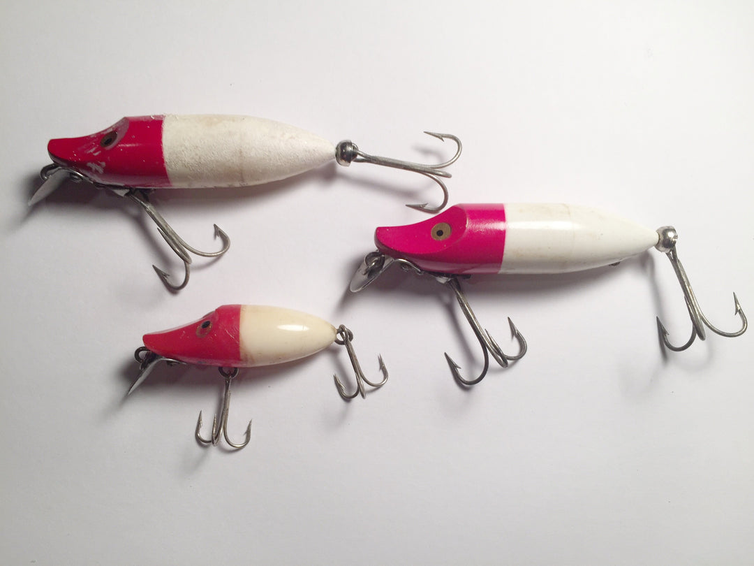 River Runts Lot of Three Red and White