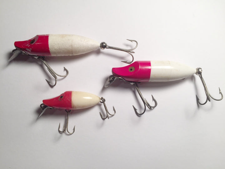 River Runts Lot of Three Red and White