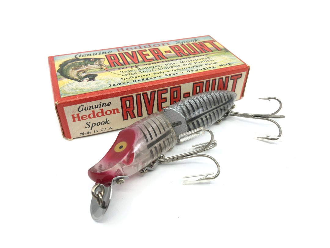 Heddon Jointed Floater River Runt 9430 XRS Silver Shore Minnow Color with Box
