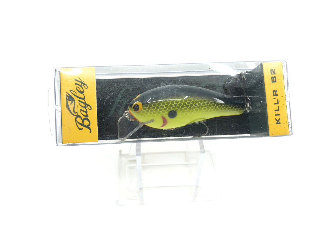 Bagley Square Bill KB2 Kill'R B2 Chartreuse Shad Color KB2-CSD New in Box OLD STOCK2