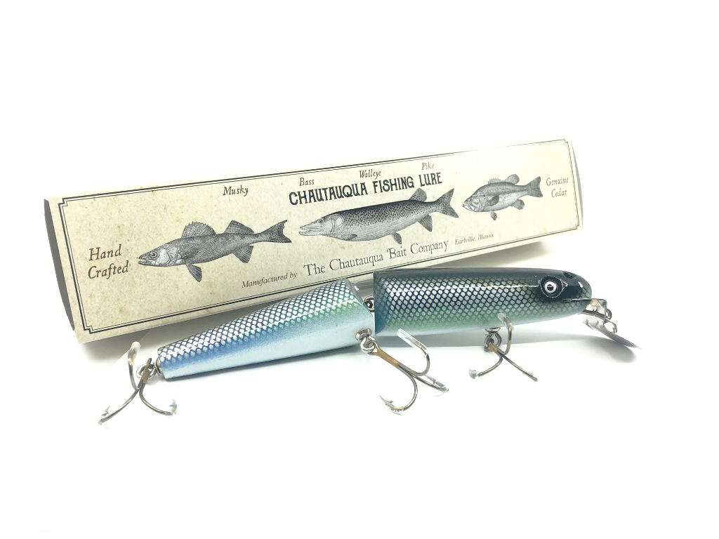 Jointed Chautauqua 8" Minnow Musky Lure Chautauqua Chub 2016 Color