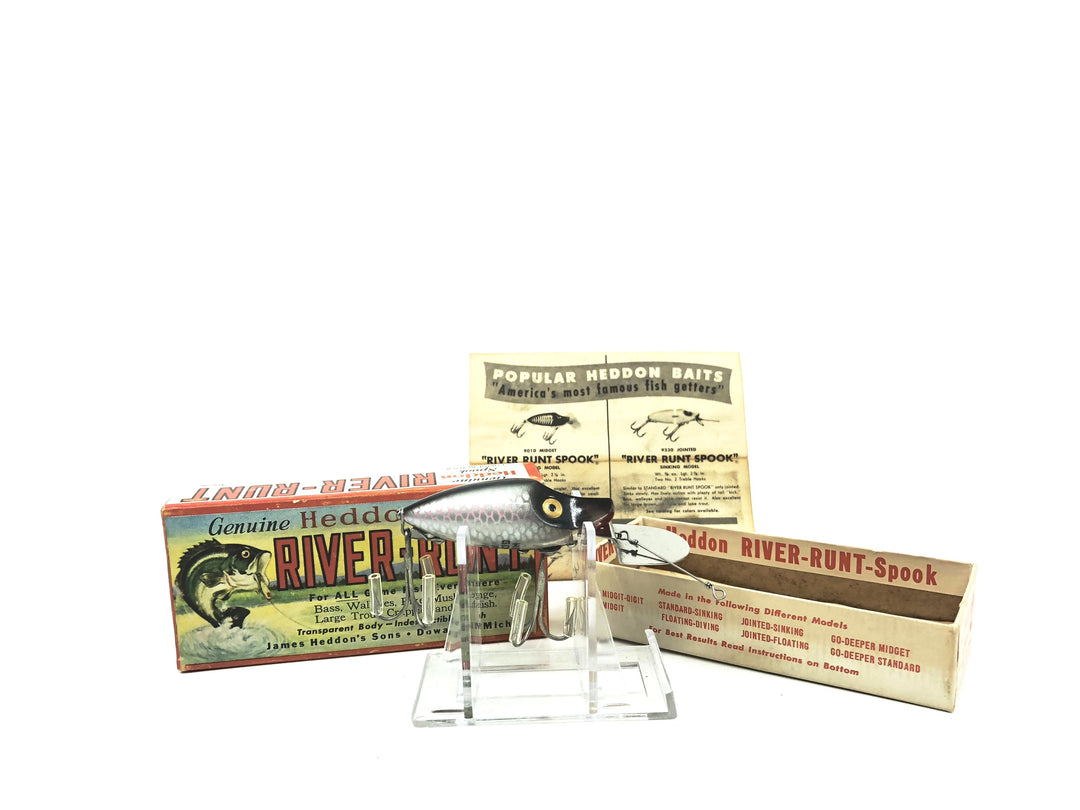 Heddon River Runt D9110-P Shiner Scale Lure Go Deeper New with Box and Paperwork