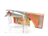 Bomber Popper Silver Shad with Tail, Spinner and Box