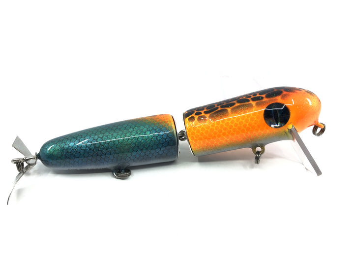 D&G Custom Jack 'n the Box Musky Lure Orange Dart Frog Color